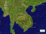 Landkarte Vietnam