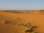Sandwüste mit See