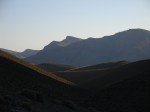 Berge im Abendlicht