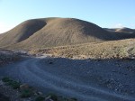 Piste im Morgenlicht