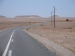 Straße durch die Wüste